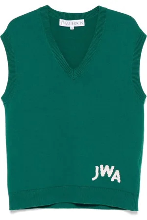 J.W.Anderson Truien, Heren, Groen, S, V-hals Truien