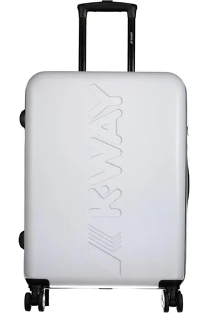 K-Way Koffers, Dames, Wit, ONE Size, Stijlvolle Polycarbonaat Handtas