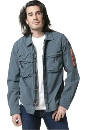 Parajumpers Jassen, Heren, Blauw, XL, Polyester, Sur-Shirt Jacket