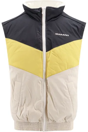 Isabel Marant Jassen, Heren, Veelkleurig, XS, Katoen, Zip-Up Gewatteerde Gilet