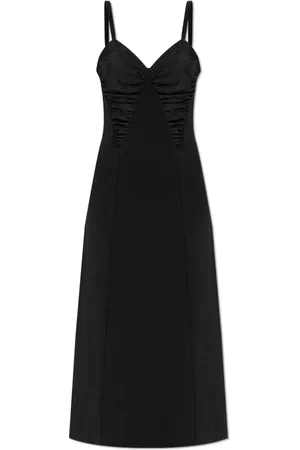 Jil Sander Kleedjes, Dames, Zwart, S, Katoen, Strappy Dress