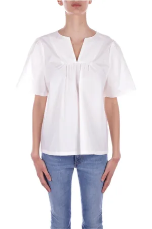 Woolrich Blouses & Shirts, Dames, Wit, L, Katoen, Blouse
