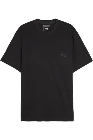 Y-3 Tops, Heren, Zwart, S, Katoen, Graphic Bird Tee