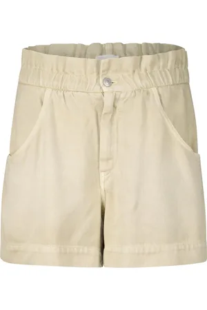 Isabel Marant Korte broeken, Dames, , S, High-Waisted Paperbag Shorts