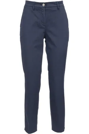 Jacob Cohen Broeken, Dames, Blauw, M, Katoen, Marina Slim Fit Broek