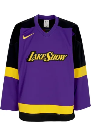 Nike Sport, Heren, Paars, XS, Polyester, City Edition Lakers Hockey Jack Paars/Zwart