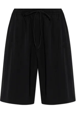 Y-3 Korte broeken, Dames, Zwart, M, Logo Shorts