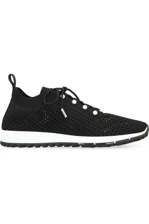 Jimmy Choo Schoenen, Dames, Zwart, 39 EU, Pearl Low-top Sneakers