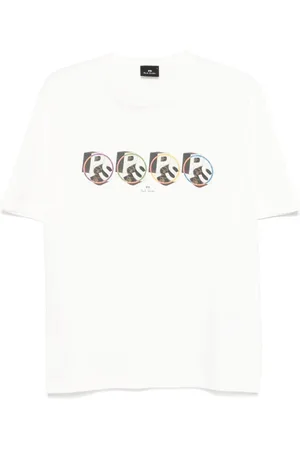 Paul Smith Tops, Heren, Wit, 2Xl, Witte Crew Neck T-shirts en Polos