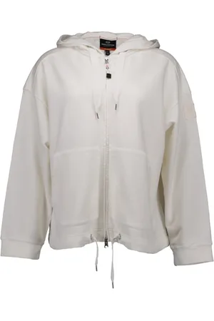 Parajumpers Sweatshirts & Hoodies, Dames, Wit, L, Polyester, Vest met ritssluiting