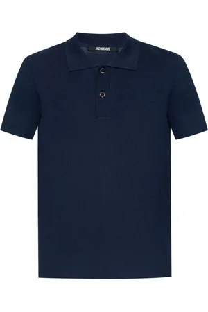Jacquemus Tops, Heren, Blauw, L, Blauw T-shirt en Polo