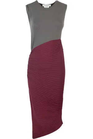 Serafini Kleedjes, Dames, Veelkleurig, S, Asymmetrische Jersey Jurk
