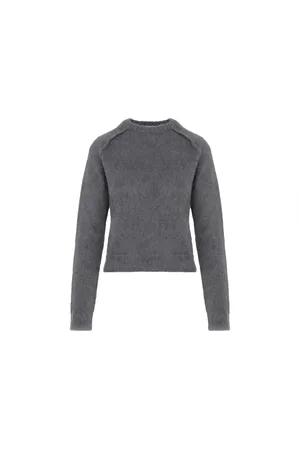 Jil Sander Truien, Dames, Grijs, M, Wol, Rainstorm Jumper