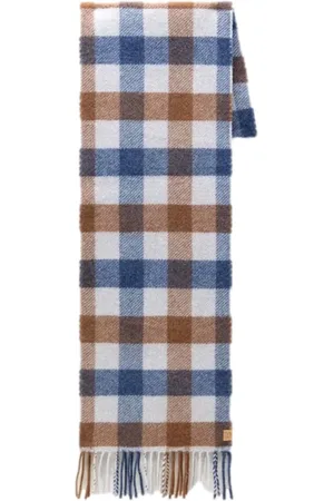 Woolrich Accessoires, Heren, Veelkleurig, ONE Size, Wol, Buffalo Check Wollen Sjaal