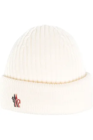 Moncler Accessoires, Dames, , ONE Size, Gebreide Muts in Blauw
