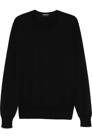 Tom Ford Truien, Heren, Zwart, L, Trui met ronde hals