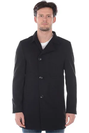 D.A. Daniele Alessandrini Mantels, Heren, Zwart, M, Polyester, Gaban Stefano SF 85 Zwart
