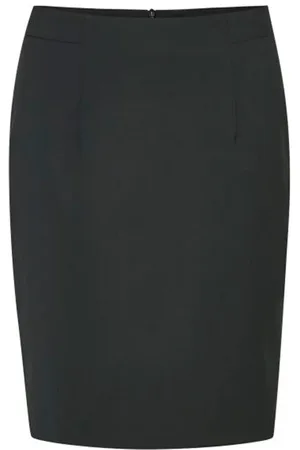 INWEAR Rokken, Dames, Zwart, S, Polyester, Feminine Kokerrok