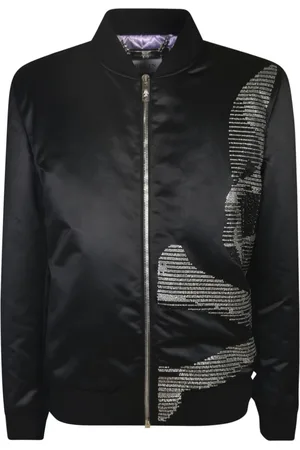Philipp Plein Jassen, Heren, Zwart, L, Bomberjack