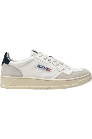 Autry Schoenen, Heren, Veelkleurig, 41 EU, Leer, Vintage Low-Top Sneakers