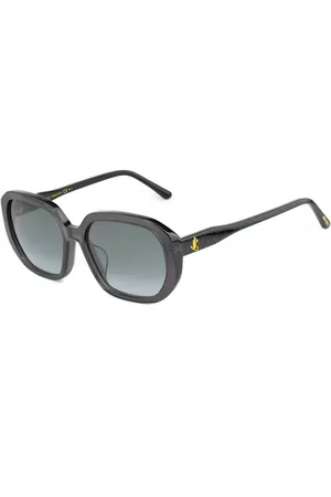 Jimmy Choo Accessoires, Dames, Zwart, ONE Size, Zwarte Acetaat Zonnebril