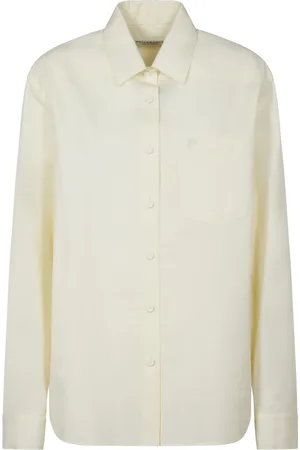 Serafini Blouses & Shirts, Dames, Wit, XS, Katoen, Wit overhemd