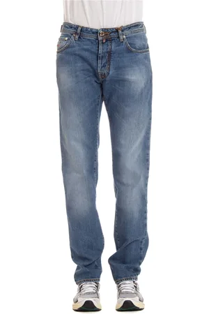 Jacob Cohen Jeans, Heren, Blauw, W35, Denim, Limited Edition Denim Jeans