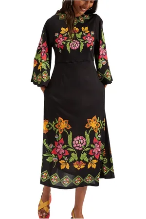 La DoubleJ Kleedjes, Dames, Zwart, S, Sorella Jurk