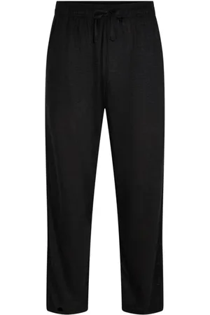 Vilebrequin Broeken, Heren, Zwart, L, Linnen, Effen Unisex Broek van Linnenjersey