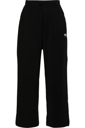 Y-3 Broeken, Dames, Zwart, S, Nylon, 3-Stripes Trainingsbroek