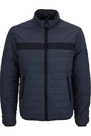 Tommy Hilfiger Jassen, Heren, Blauw, L, Gmd Gewatteerde Regatta Jas