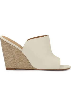 Kazar Schoenen, Dames, , 38 EU, Leer, Slippers met brede band op hakken