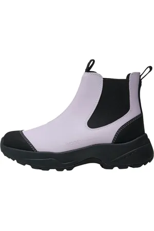 Woden Schoenen, Dames, Paars, 42 EU, Siri Warme Waterdichte Chelsea Boots
