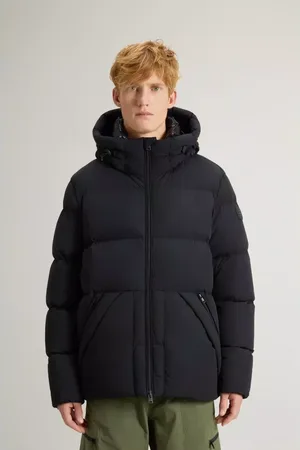 Woolrich Jassen, Heren, Zwart, S, Down Jacket Sierra Supreme