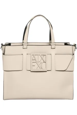 Armani Exchange Tassen, Dames, , ONE Size, Handtas met Logogesp