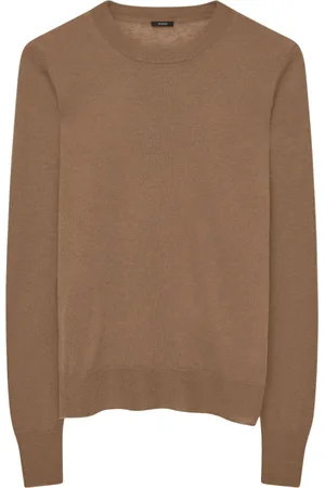 Joseph Truien, Heren, Bruin, M, Kasjmier, Cashair Ronde Hals Trui