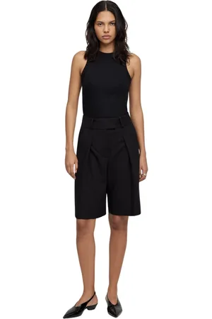 Ivy & Oak Korte broeken, Dames, Zwart, S, Polyester, Peony Sue Shorts