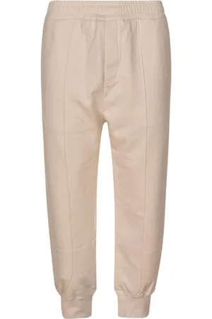 Prada Broeken, Heren, , L, Katoen, Track pants met geribbelde tailleband