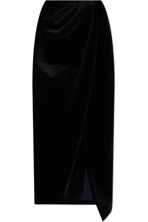 Balenciaga Rokken, Dames, Zwart, S, Fluweel rok