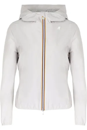 K-Way Jassen, Dames, Wit, M, Polyester, Lily Stretch Poly Jersey Beige Jas