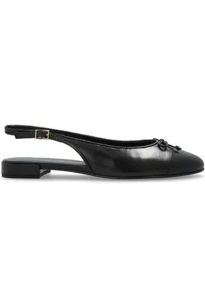 Tory Burch Schoenen, Dames, Zwart, 40 EU, Leer, Leren balletflats