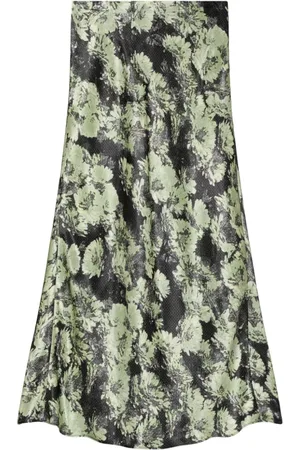 Tory Burch Rokken, Dames, Groen, S, Polyester, Geplooide Rok