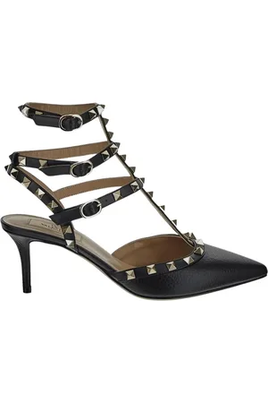 VALENTINO GARAVANI Schoenen, Dames, Zwart, 37 EU, Elegante Vrouw Hoge Hakken Schoenen