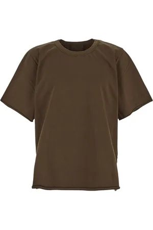UMA WANG Tops, Heren, Bruin, XL, Herenmode T-shirt