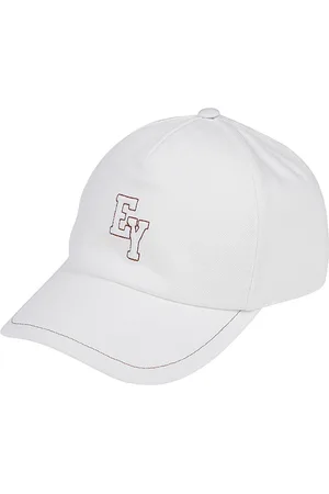 ELEVENTY Accessoires, Heren, Wit, ONE Size, Katoen, Baseball Katoenen Pet