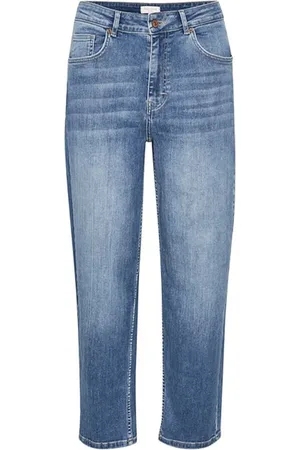 Part Two Jeans, Dames, Blauw, W32, Denim, Lichtblauwe Denim Rechte Jeans