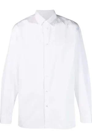 Jil Sander Overhemden, Heren, Wit, 2Xl, Katoen, Wit katoenen overhemd met knopen