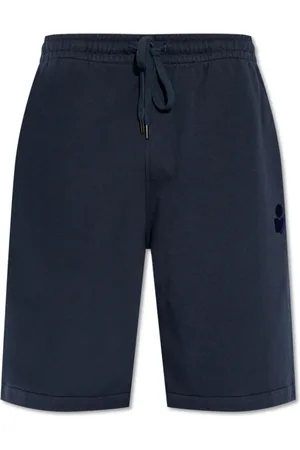 Isabel Marant Korte broeken, Heren, Blauw, S, Katoen, Mahelo Shorts