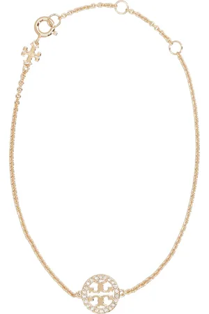 Tory Burch Accessoires, Dames, Geel, ONE Size, Miller Pavé Schakelarmband