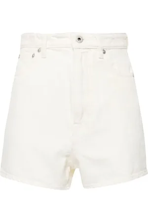 Kenzo Korte broeken, Dames, Wit, W27, Denim, Denim Shorts